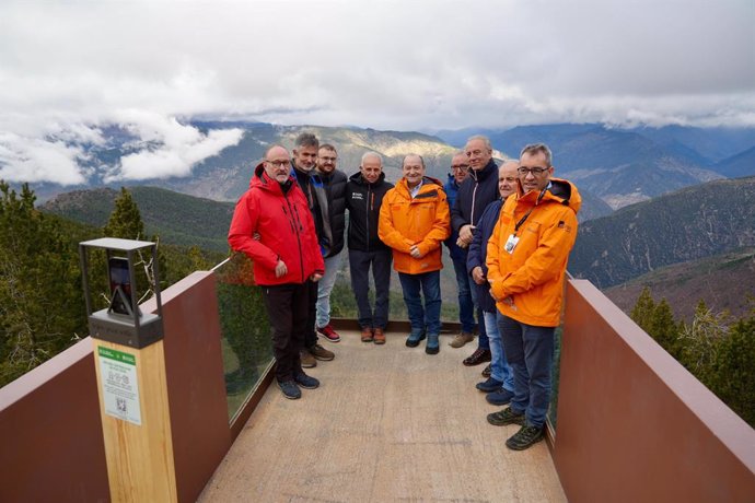 Inauguración del mirador "El balconet de Port Ainé".