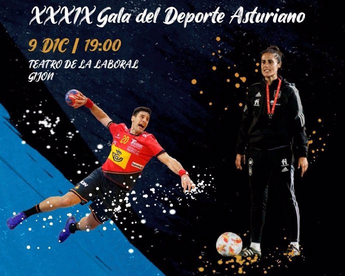 Cartel de la Gala del Deporte Asturiano