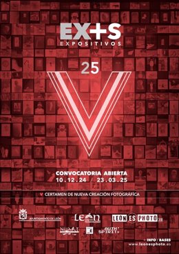 Cartel del V Certamen de Nueva Creación Fotográfica Expositivos 25