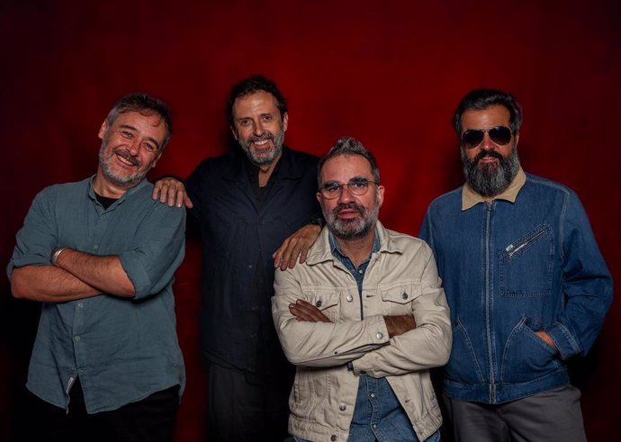 Archivo - Los integrantes del grupo musical ‘Love of Lesbian’, Santi Balmes, Oriol Bonet, Jordi Roig, y Julián Saldarriaga, posan para Europa Press, a 11 de octubre de 2024, en Madrid (España). (Imagen de archivo).