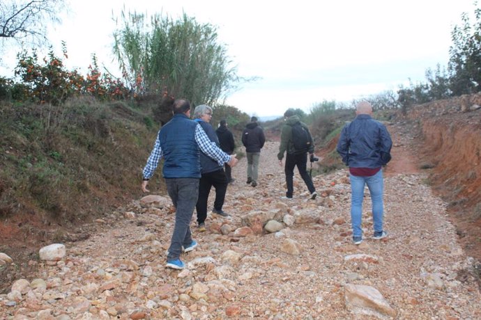 Estado de los caminos agrícolas en zonas afectadas por la dana