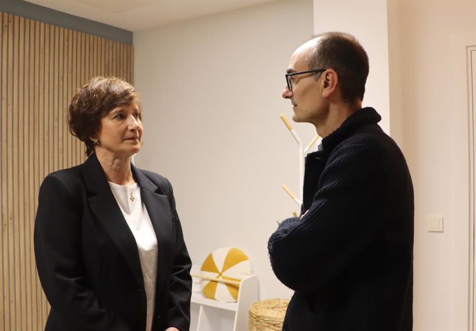 Mariaje Idoeta Gizarte Ekintzako zinegotzia indarkeria matxistaren biktimak artatzeko instalazioan