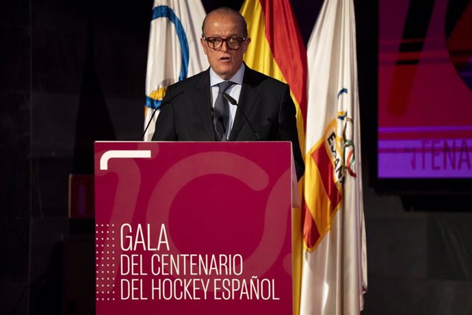 Archivo - El presidente de la Real Federación Española de Hockey (RFEH), Santiago Deó