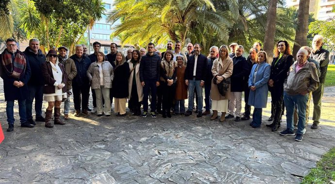 Acto del PSOE de Málaga en recuerdo de Pablo Iglesias.