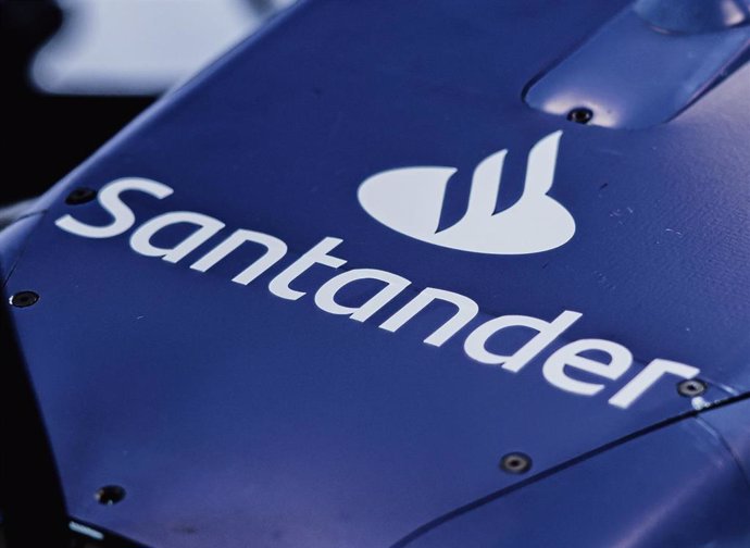 El logo de Banco Santander, en el coche de Williams Raicng de F1.