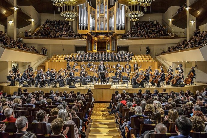 Archivo - La Orquesta Sinfónica y Coro RTVE inaugurará la temporada 2018/2019 este jueves 4 de octubre con la única ópera compuesta por Ludwig van Beethoven, 'Fidelio', un concierto que tendrá lugar en el Auditorio Nacional de Música de Madrid, bajo la di