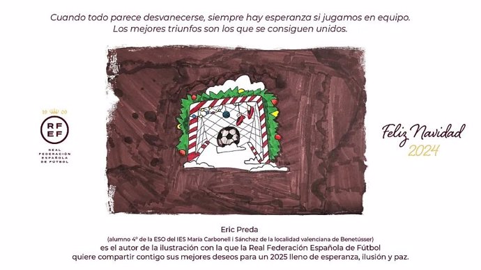 Felicitación de Navidad de la RFEF para 2024.