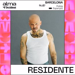 Cartel del concierto de Residente