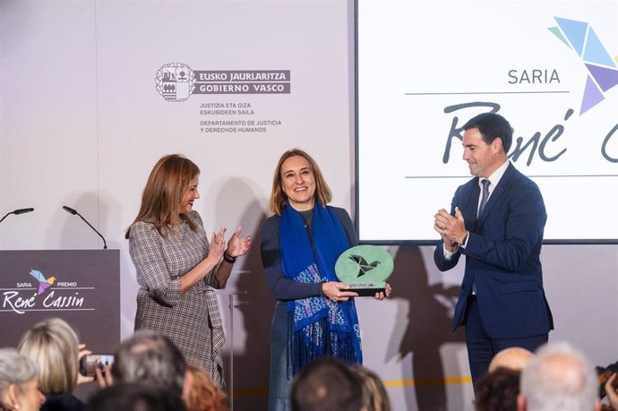 Entrega del premio René Cassin a la Agencia de Naciones Unidas para la población refugiada de Palestina (UNRWA)