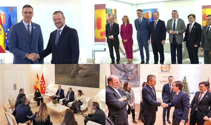 Andrew Parsons visita Madrid y se reúne con Pedro Sánchez, José Luis Martínez-Almeida e Isabel Díaz Ayuso