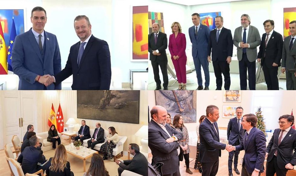 Andrew Parsons visita Madrid y se reúne con Pedro Sánchez, José Luis Martínez-Almeida e Isabel Díaz Ayuso