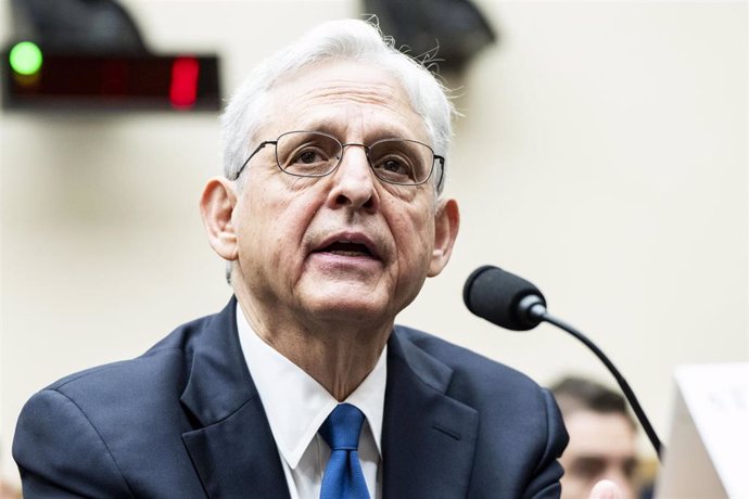 Archivo - El fiscal general estadounidense, Merrick Garland