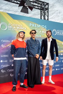 Archivo - Sexy Zebras posa durante el photocall previo a la entrega de los Premios de la Academia de la Música de España 2024, en el Palacio Municipal de IFEMA Madrid, a 10 de junio de 2024, en Madrid (España). 