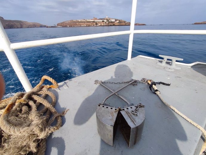 Científicos en Málaga avanzan en la caracterización de los fondos marinos de las Islas Chafarinas.