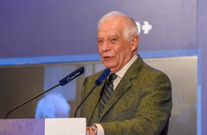 December 10, 2024, Madrid, Madrid, Spain: Conference by Josep Borrell, High Representative of the Union for Foreign Affairs and Security Policy and Vice President of the European Commission from 2019 to 2024, at the Europe Forum held at the Mandarin Orien