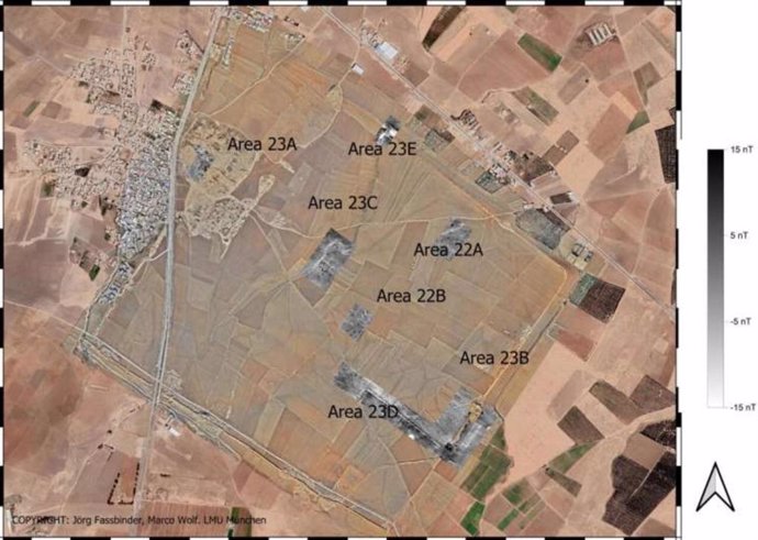 Planos del imperio asirio: rastros magnéticos de Khorsabad, capital de Sargón II