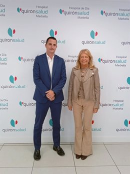 La alcaldesa de Marbella (Málaga), Ángeles Muñoz, ha celebrado un encuentro con el nuevo director gerente del Hospital Quirónsalud Marbella, José Carlos Mellado