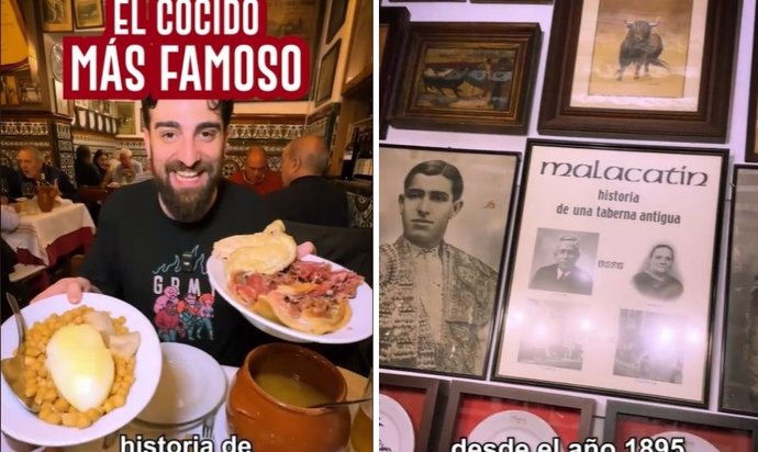 Este restaurante en pleno barrio de La Latina sirve uno de los “mejores cocidos” madrileños, según un gastrónomo