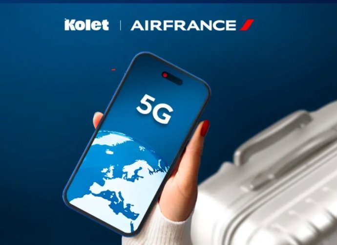 Air France y KLM mejoran la experiencia de viaje con la eSIM de Kolet en 190 países