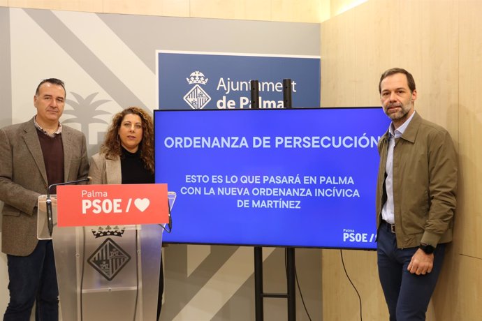 Regidores del PSOE Palma rechazan la nueva ordenanza cívica