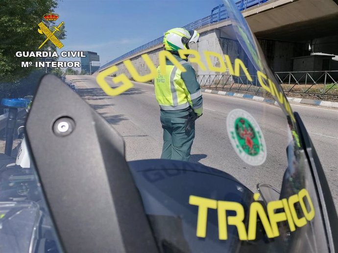 Archivo - Sucesos.- Guardia Civil de Guadalajara investiga al conductor de un camión que conducía con documentación falsificada 