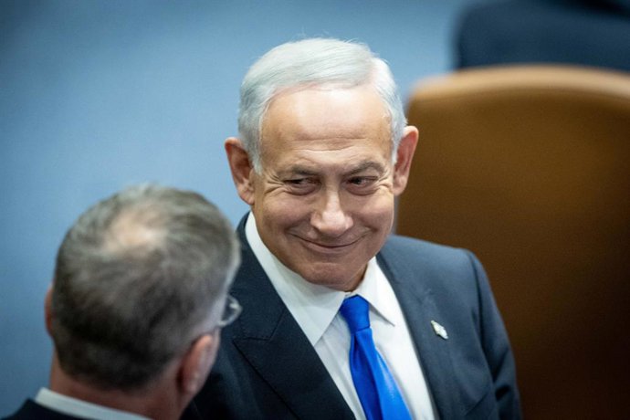 Archivo - Imagen de archivo del primer ministro israelí, Benjamin Netanyahu.