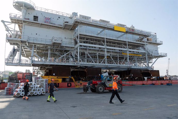 Archivo - Imágenes de la megaextructura de Tecade, a 11 de junio de 2024, en Sevilla, Andalucía (España)