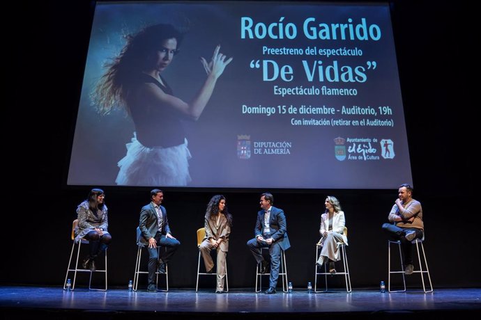 Presentación del espectáculo 'De vidas', de Rocío Garrido.