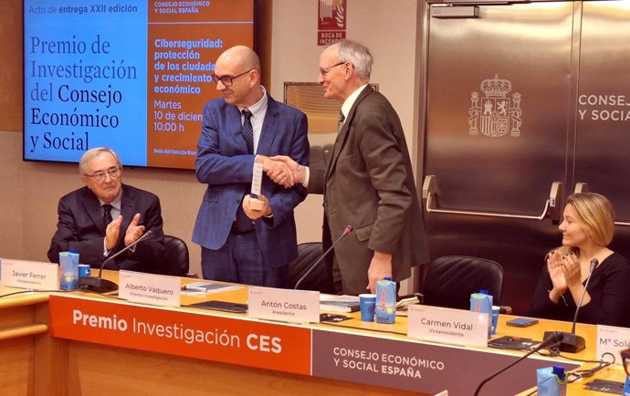 El CES premia al proyecto de ciberseguridad 'Guardianes digitales para un crecimiento sostenible'