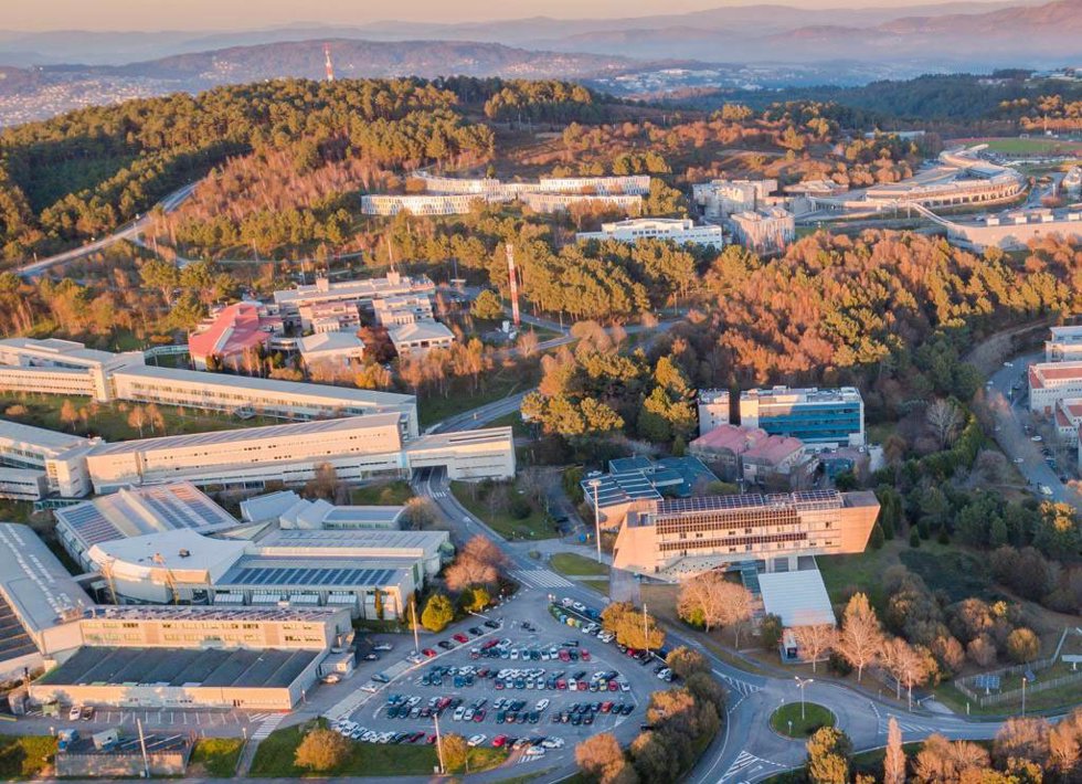 Imagen del campus de la UVigo.