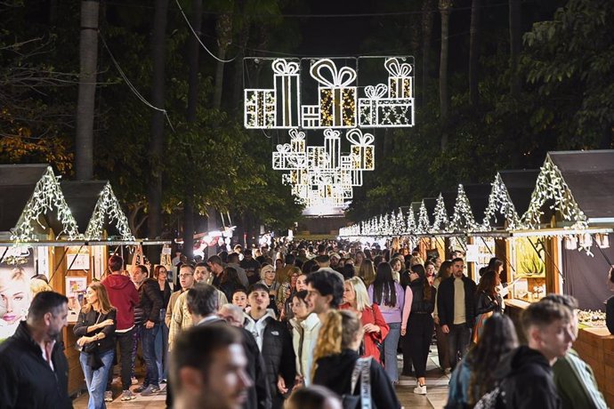 Mercadillo navideño de Almería.