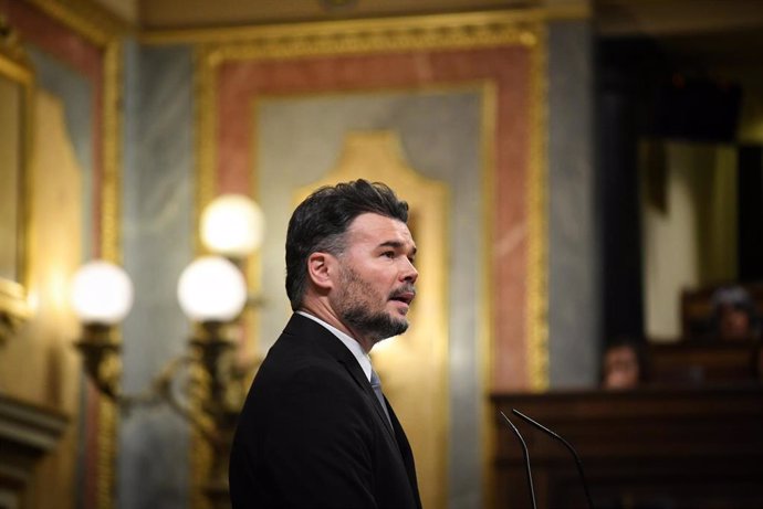 El portavoz del grupo parlamentario Republicano en el congreso, Gabriel Rufián, a 13 de noviembre de 2024, en Madrid (España).