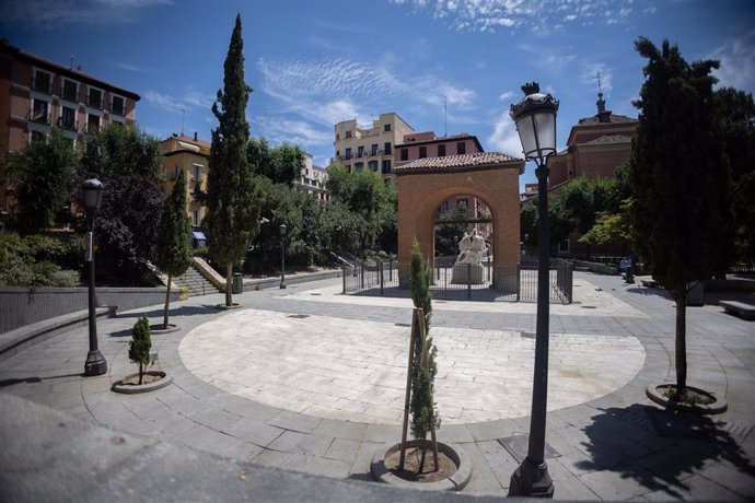 Archivo - Plaza del Dos de Mayo, a 9 de julio de 2024, en Madrid (España). 