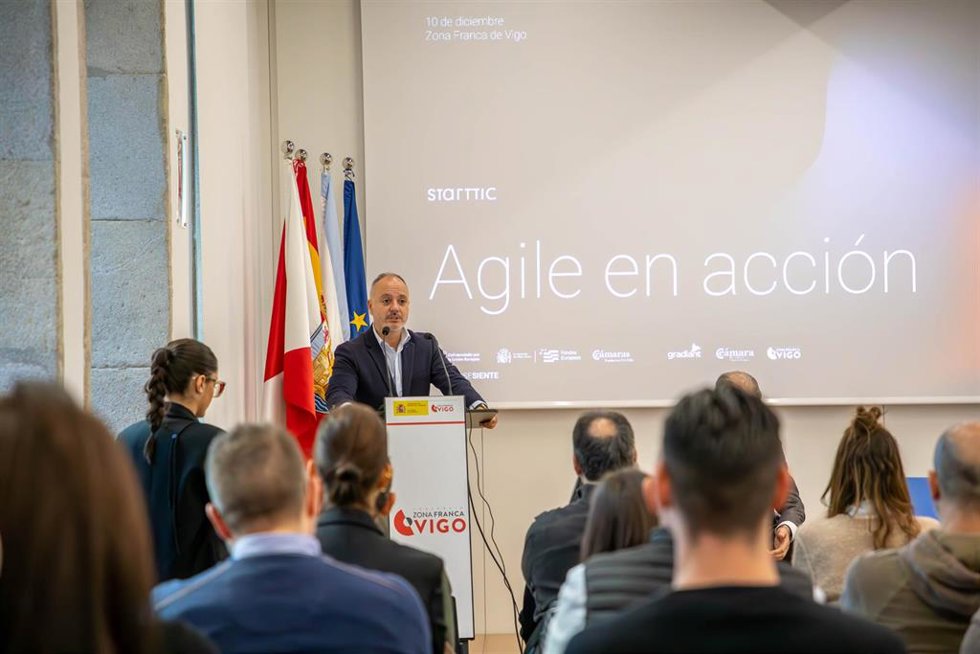 El delegado del Estado en la Zona Franca de Vigo, David Regades.