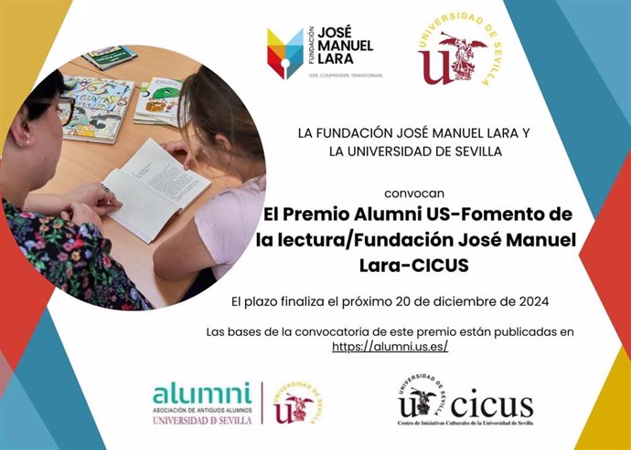 La Fundación José Manuel Lara y la Universidad de Sevilla lanzan un premio para reconocer el fomento de la lectura