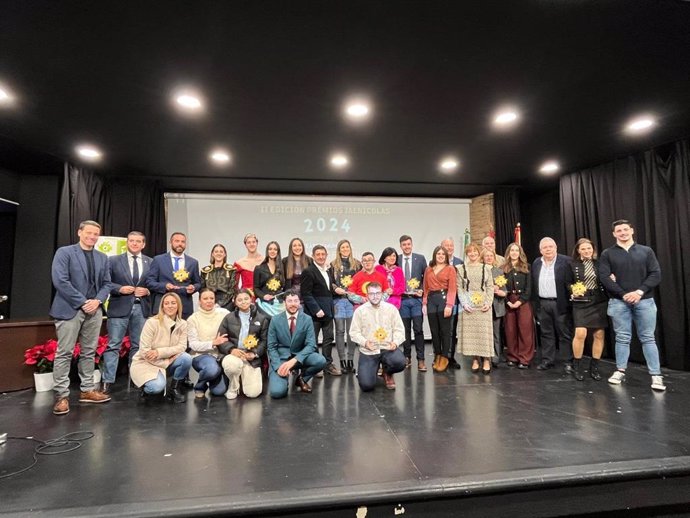 Galardonados en los II Premios Jaenícolas.