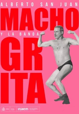 Cartel de la comedia musical  'Macho grita'