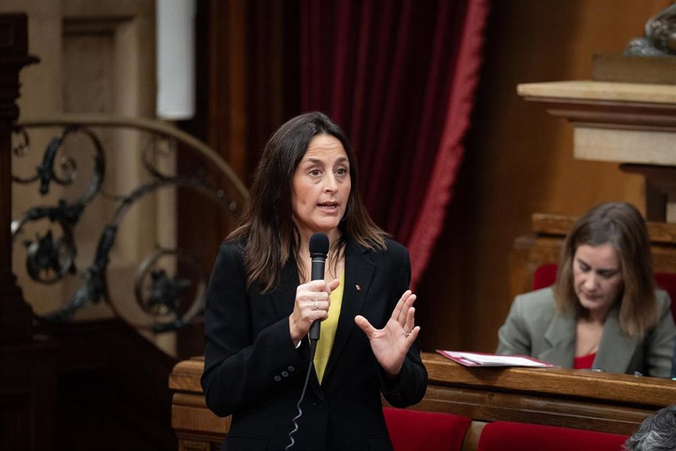 La consejera de Educación y Formación Profesional de la Generalitat de Catalunya, Esther Niubó.