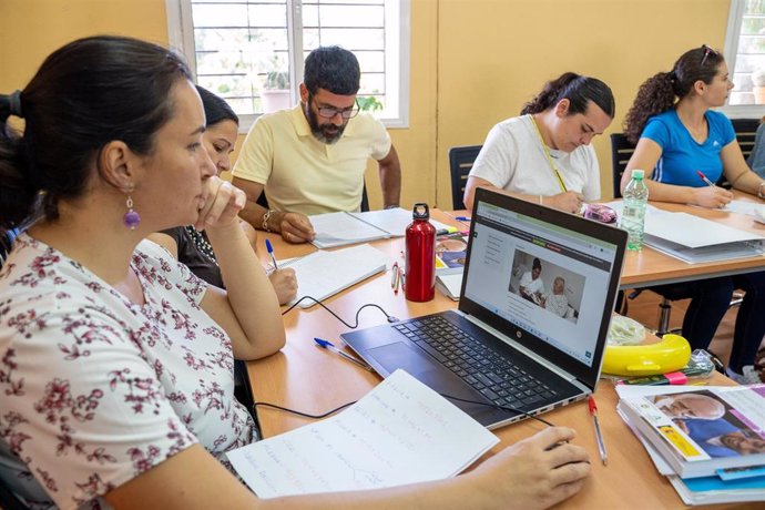 Alumnos en formación.