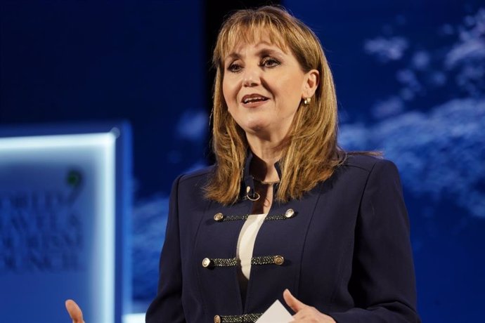 Archivo - Gloria Guevara, presidenta del WTTC