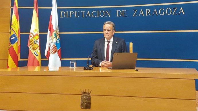 El presidente de la Diputación Provincial de Zaragoza y secretario general del PSOE Zaragoza, Juan Antonio Sánchez Quero.