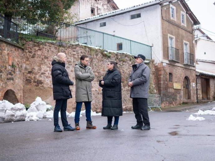 La Rioja financia la reconstrucción de un muro de contención en Nieva para garantizar la seguridad de los vecinos