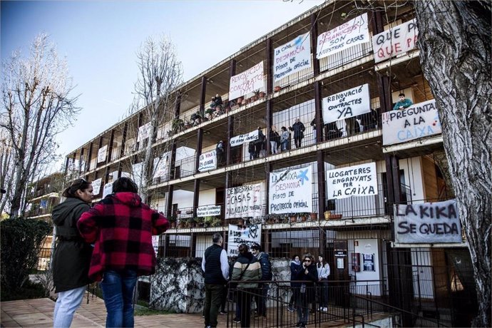 El edificio de Salou (Tarragona) donde se hará la huelga de alquiler.