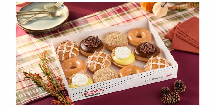 Caja de rosquillas de Krispy Kreme