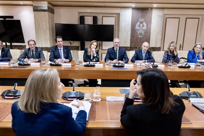 Reunión en el Ministerio de Defensa.