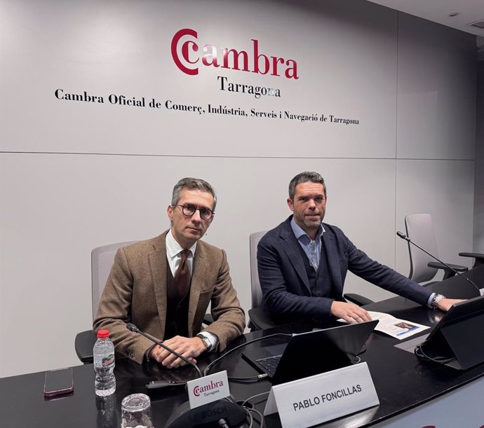 Pablo Foncillas i Eduardo Sañudo en el cicle 