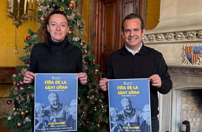 El conseller insular de Presidencia, Antoni Fuster, presenta la Fira de la Gent Gran