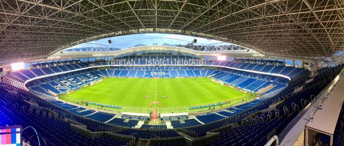 Archivo - Estadio de Reale Arena, en San Sebastián-Donostia