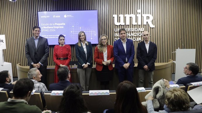 Presentación del 'Estudio de la Pequeña y Mediana Empresa PYME 2024. Gestión del Talento en la pyme en la Rioja. Un análisis comparativo con España'