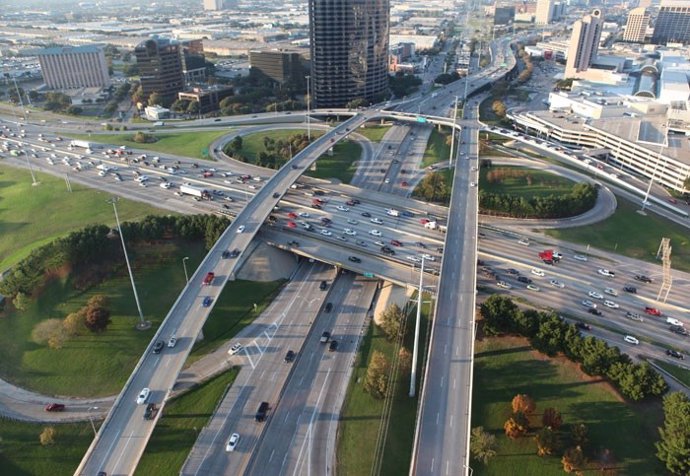 Archivo - Autopista LBJ de Ferrovial en Texas (Estados Unidos)